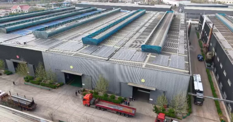 Galvanized steel reinforcement bar storage warehouse for construction supply