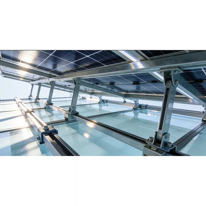 System mocowania wiaty fotowoltaicznej